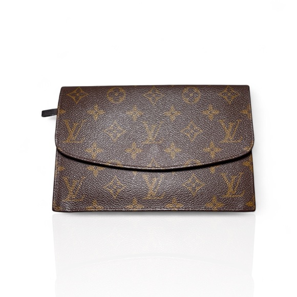 Louis Vuitton Handbags - LOUIS VUITTON Pochette Rabat Brown Monogram Clutch (Pre-owned & Vintage)